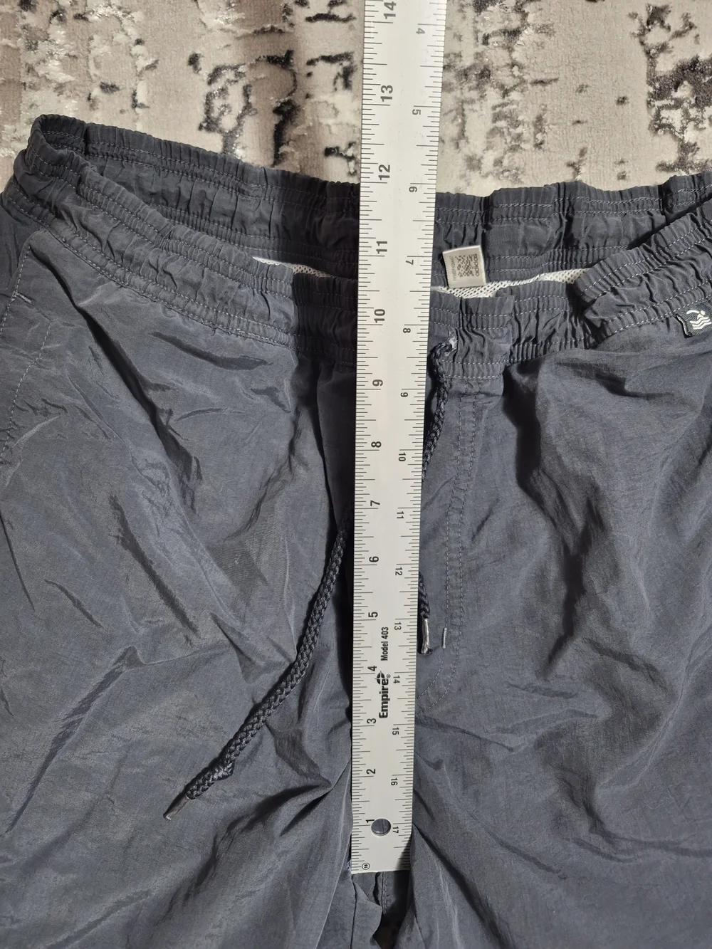 Vintage Adidas swim trunks 90s three side stripes cargo pocket mesh Drawstr.M